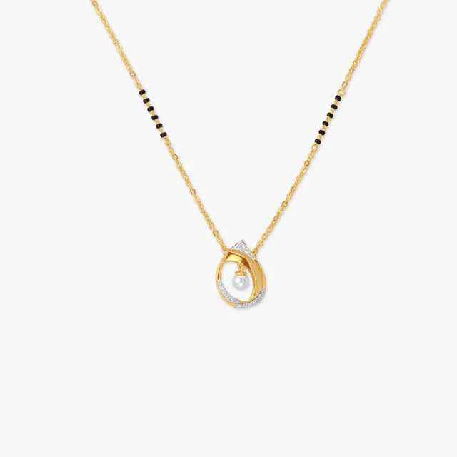 Raindrop Bliss Diamond Mangalsutra - Image 2